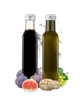 Smoky Garlic Grapeseed Oil & Fig Balsamic Vinegar 2x250ml